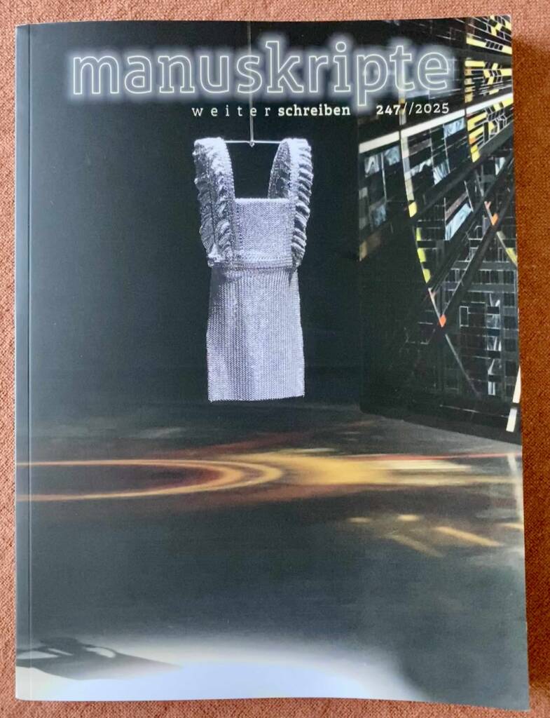 Cover des Literaturmagazins manuskripte, Ausgabe 247/2025